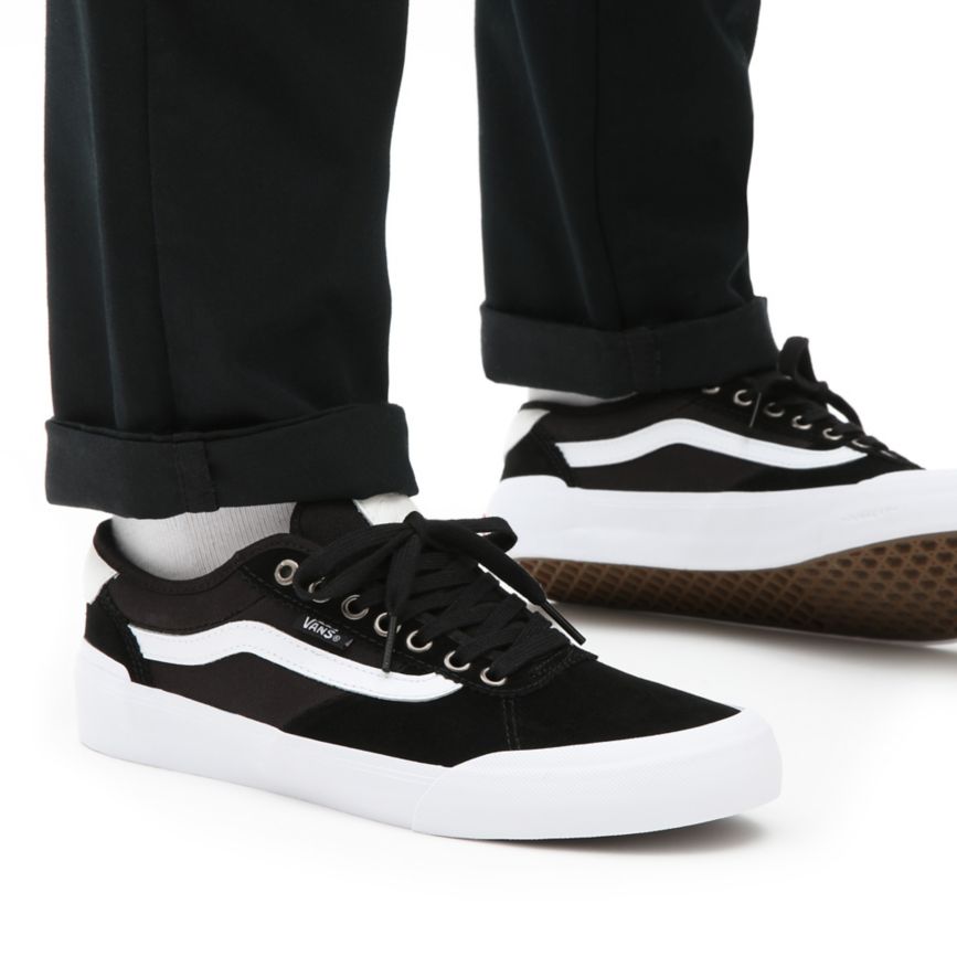Vans Gamuza Lona Chima Pro 2 Negras | VN881B7DV95