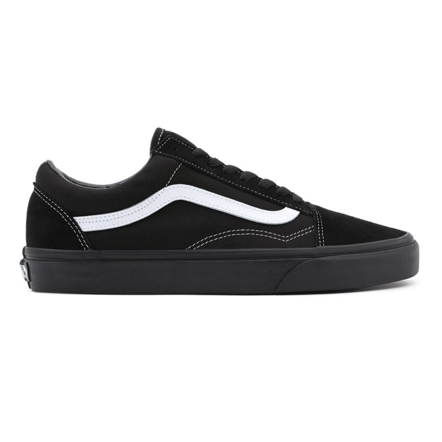 Vans Gamuza Lona Old Skool Negras | VN827S4WE27