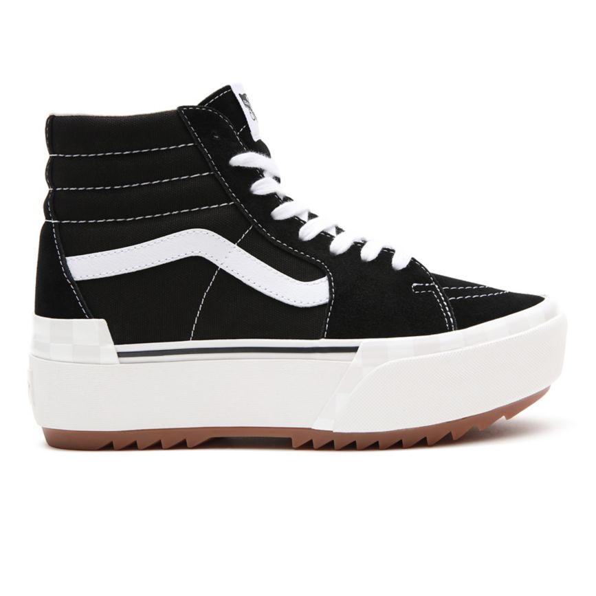 Vans Gamuza Lona Sk8-Hi Stacked Negras | VN938I0MN81
