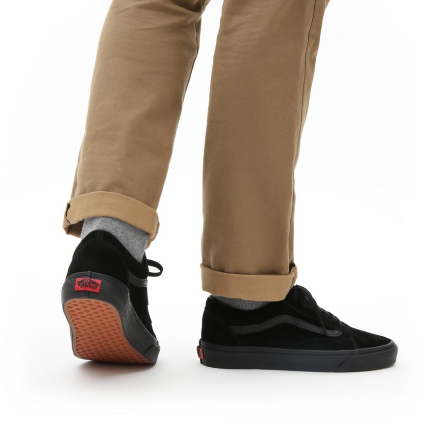 Vans Gamuza Old Skool Negras | VN434Z4XH81