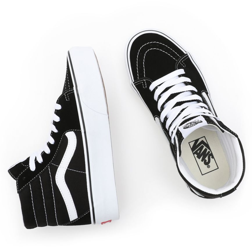 Vans Gamuza Sk8-Hi Plataforma 2.0 Negras | VN454D0WW33