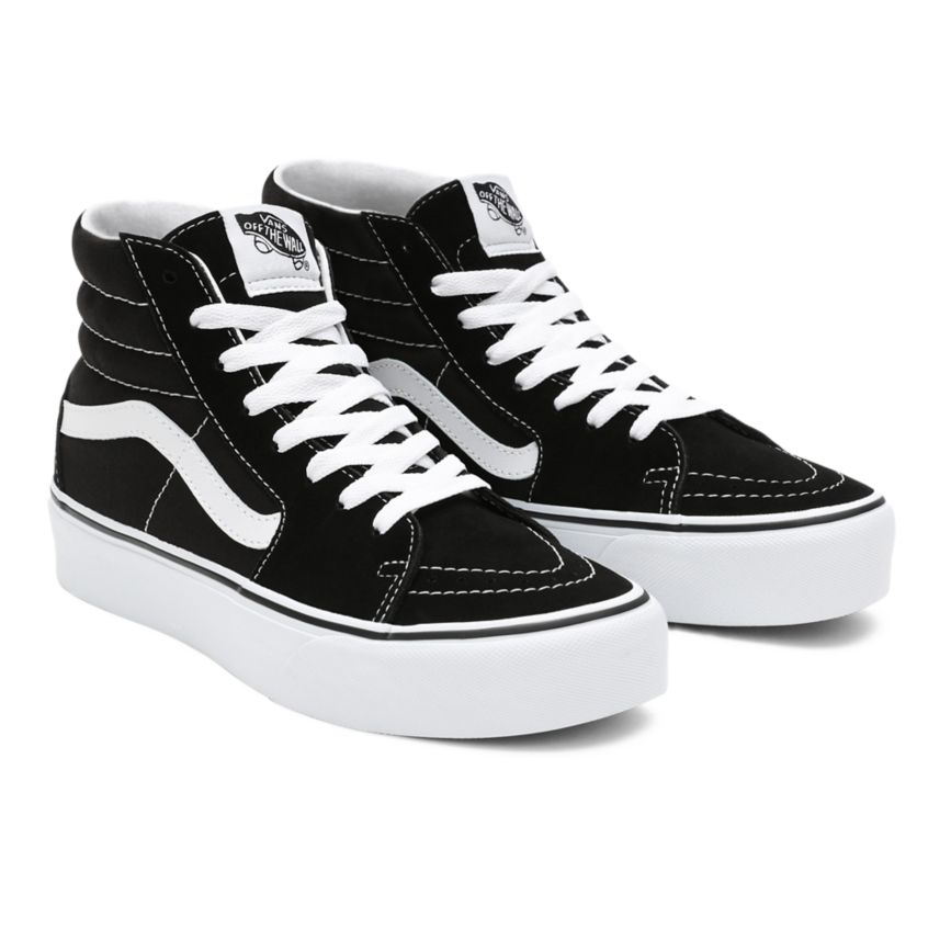 Vans Gamuza Sk8-Hi Plataforma 2.0 Negras | VN454D0WW33