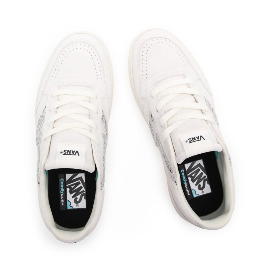 Vans Gamuza Snake Lowland CC Blancas | VN571C9JB82