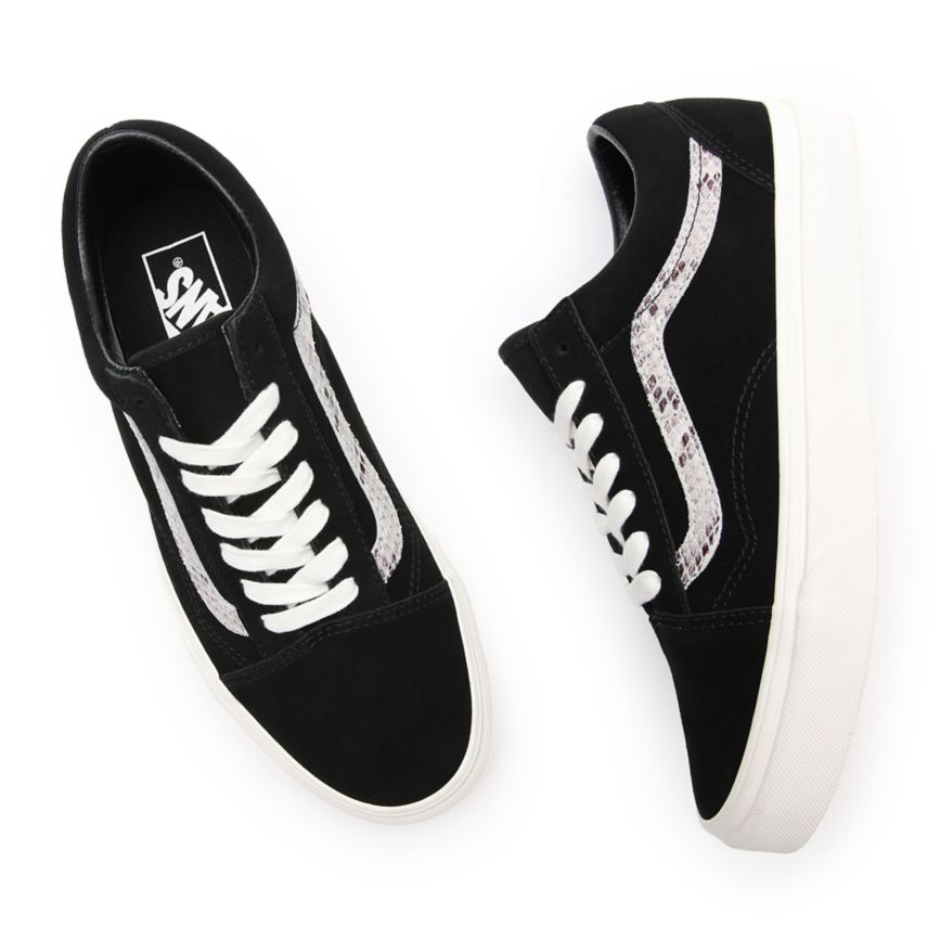Vans Gamuza Snake Old Skool Negras | VN775C5RE42