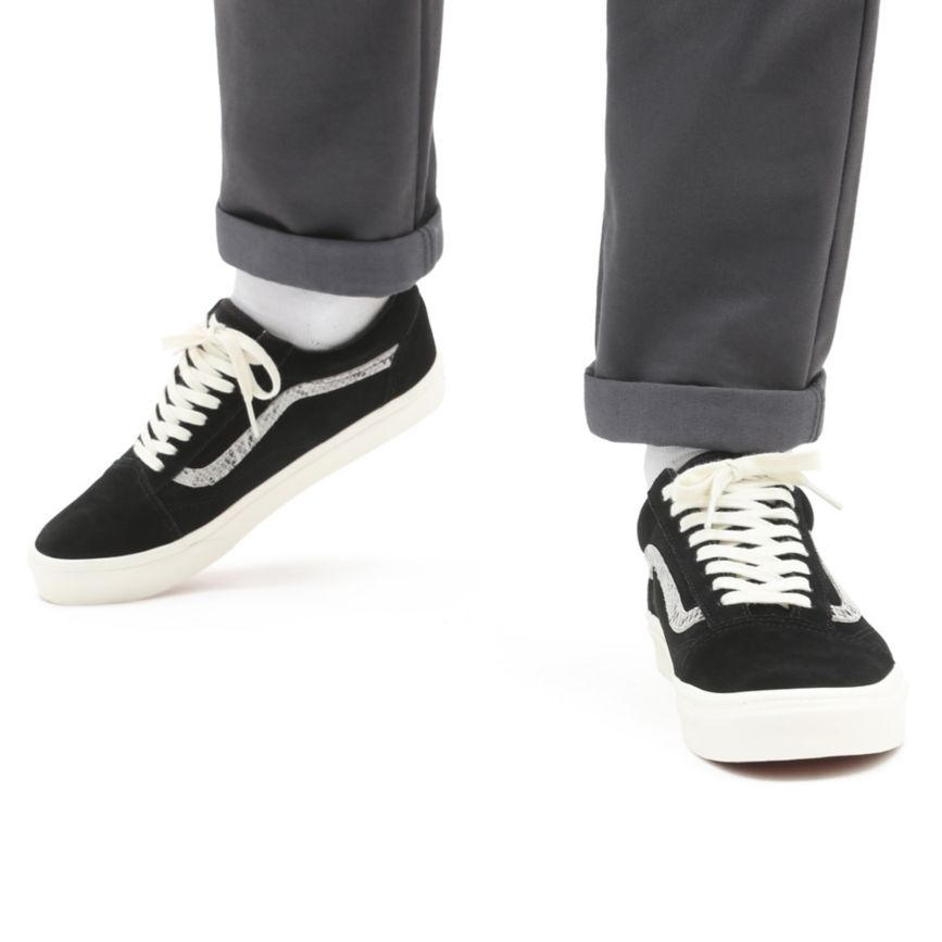 Vans Gamuza Snake Old Skool Negras | VN775C5RE42