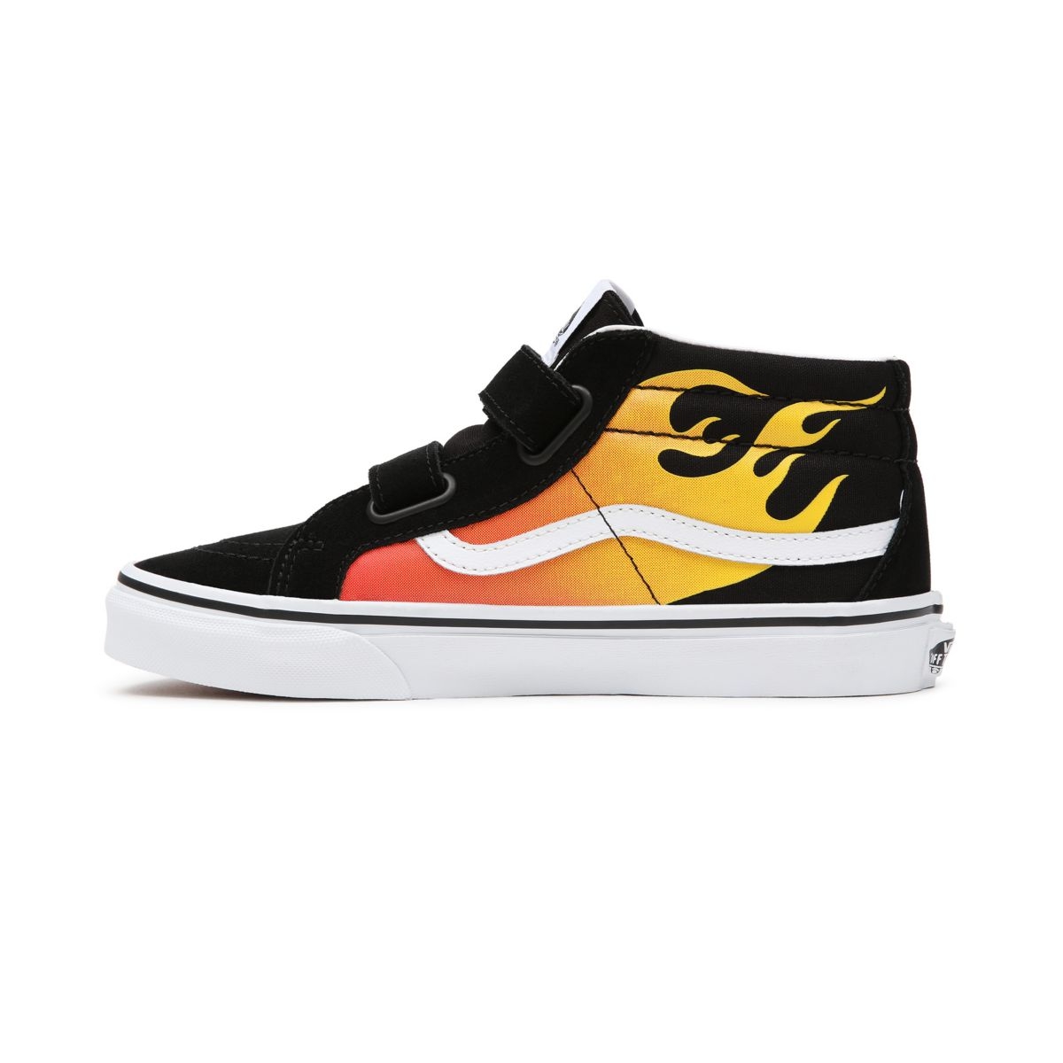 Vans Hot Flame Sk8-Mid Reissue Velcro Negras | VN533Q9OF94