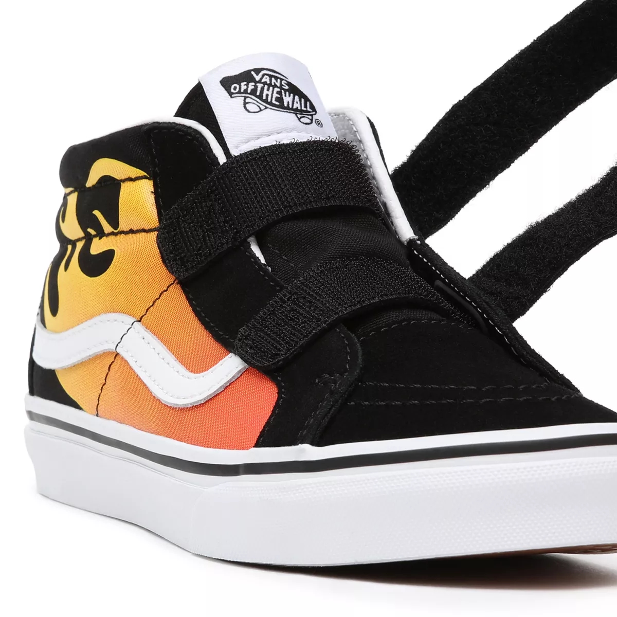 Vans Hot Flame Sk8-Mid Reissue Velcro Negras | VN533Q9OF94
