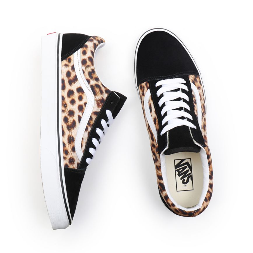 Vans Leopard Old Skool Negras | VN691N6DM52