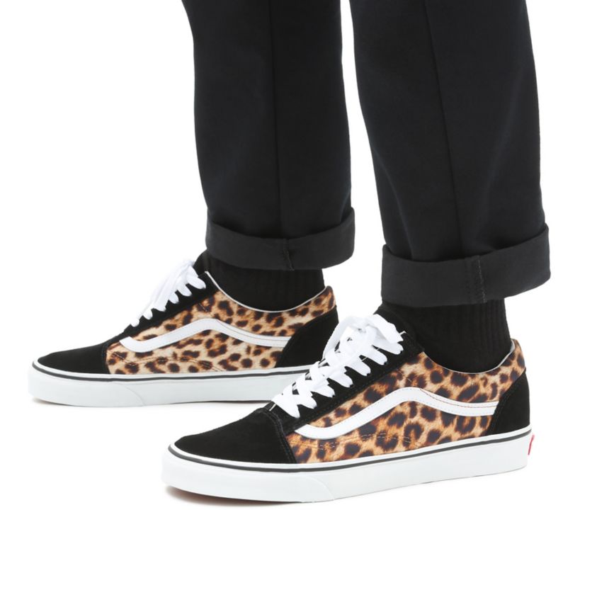 Vans Leopard Old Skool Negras | VN691N6DM52