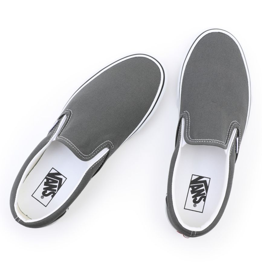 Vans Lona Classic Slip-On Gris Oscuro | VN096Q9XW24