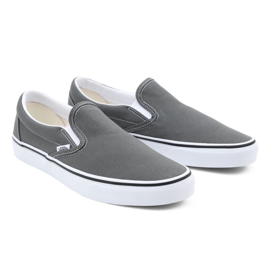 Vans Lona Classic Slip-On Gris Oscuro | VN096Q9XW24