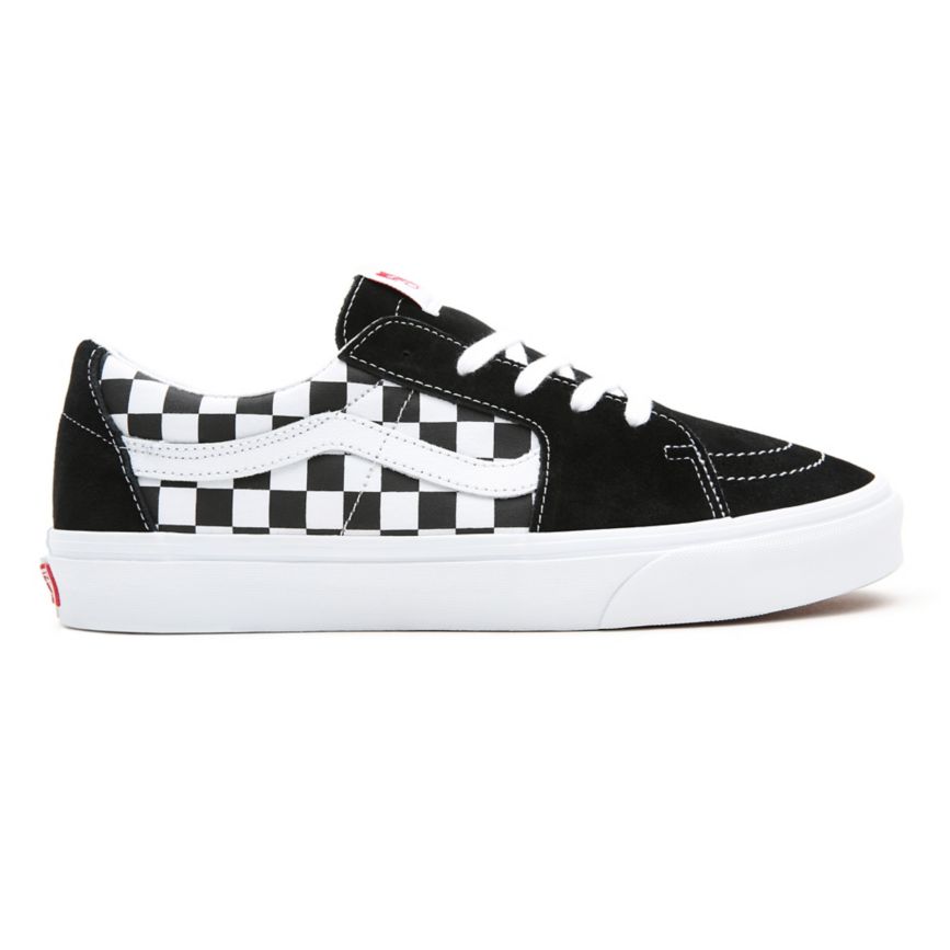 Vans Lona Gamuza SK8-Low Negras | VN185V4RC93