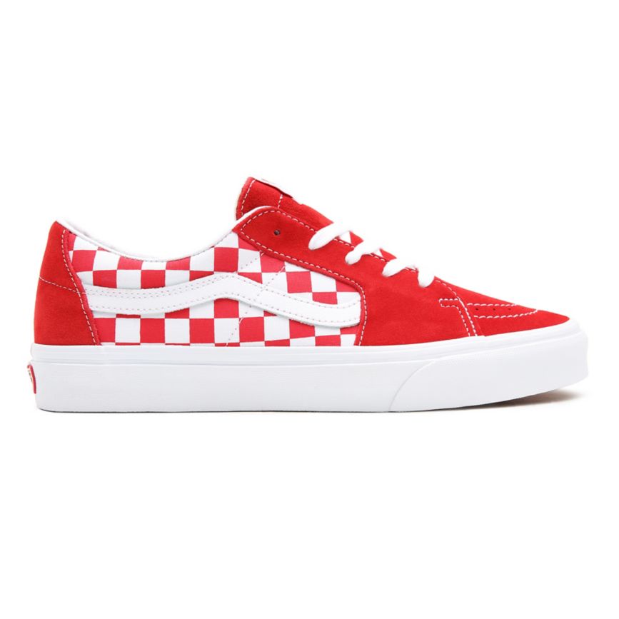 Vans Lona Gamuza SK8-Low Rojas | VN032L2BV39