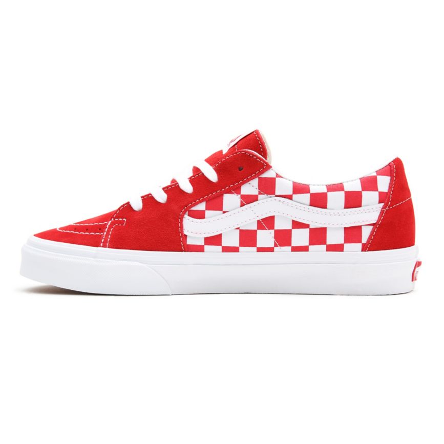 Vans Lona Gamuza SK8-Low Rojas | VN032L2BV39