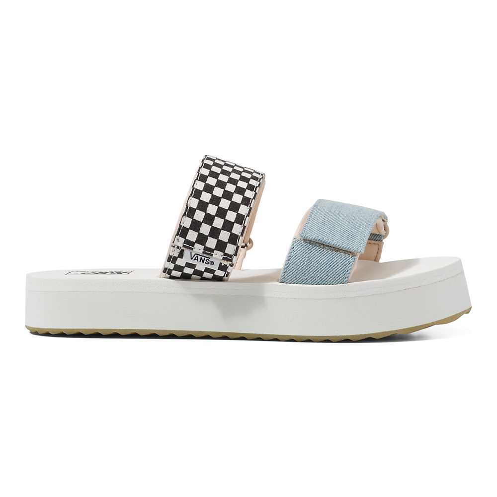 Vans Mix Match Cayucas Chanclas Mega Plataforma Blancas | VN584E0NB11