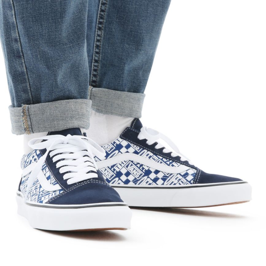 Vans Off The Wall Old Skool Azules | VN518I7QZ16