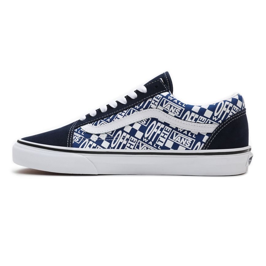 Vans Off The Wall Old Skool Azules | VN518I7QZ16