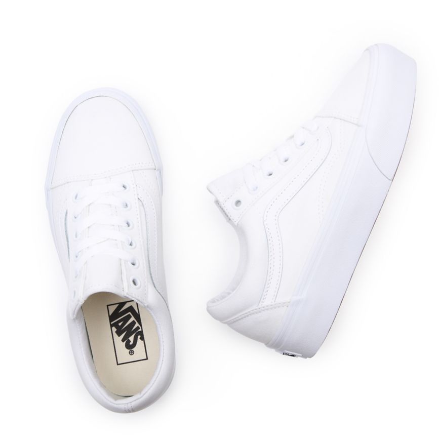Vans Old Skool Plataforma Blancas | VN175M5UX57