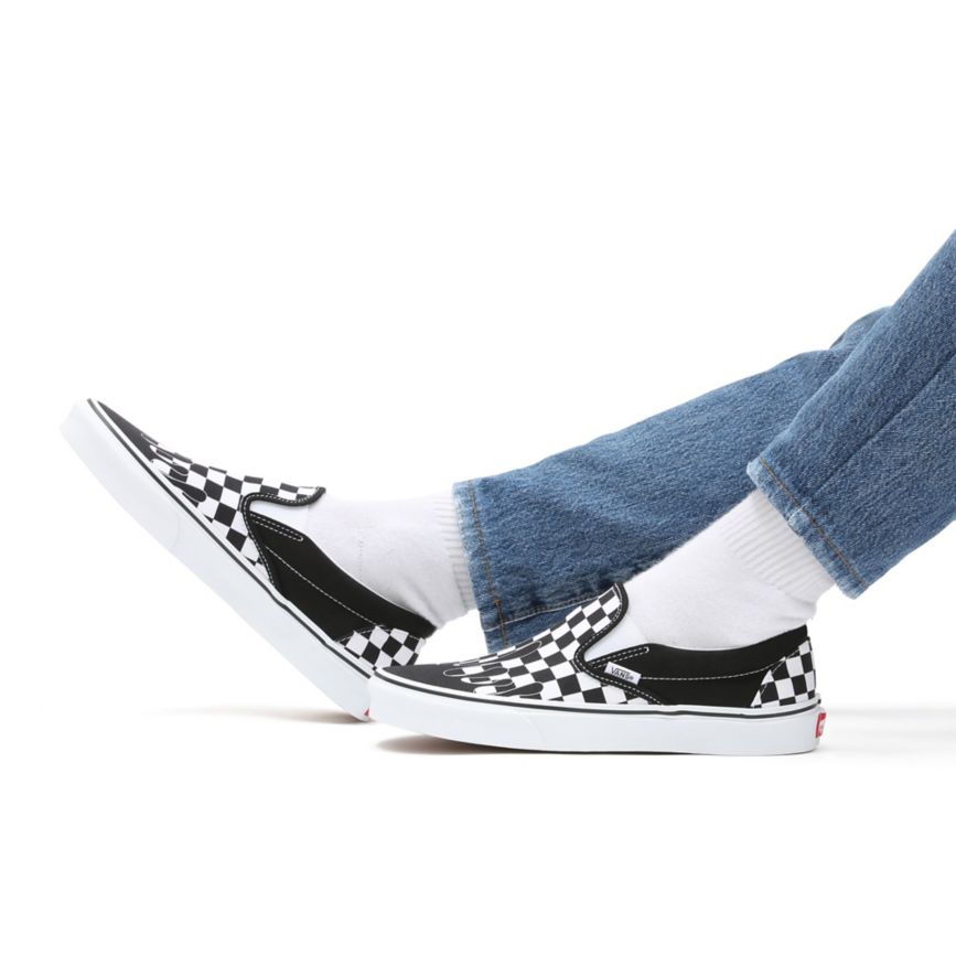 Vans Paint Drip Checkerboard Classic Slip-On Negras | VN341V1CS45