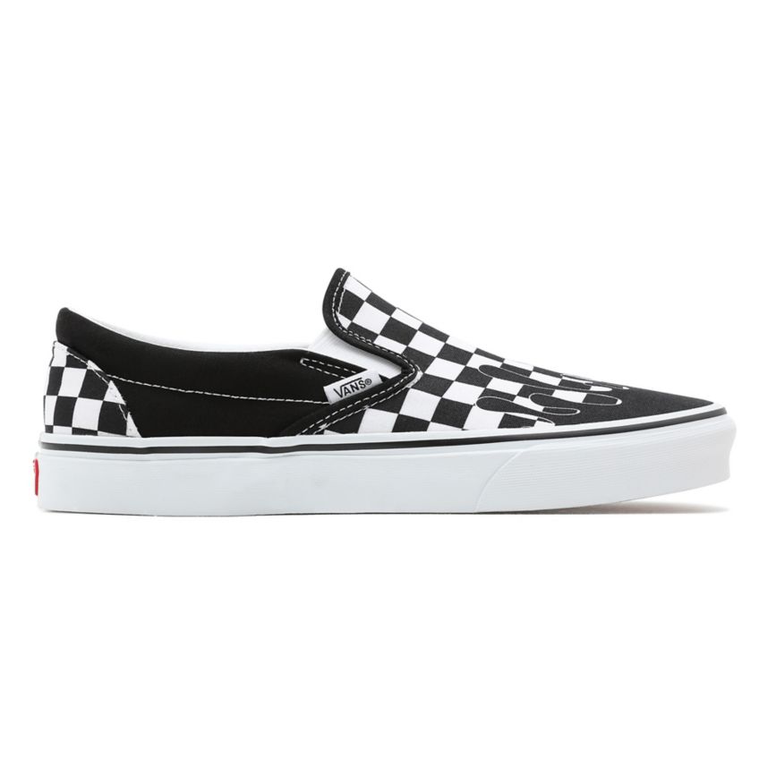 Vans Paint Drip Checkerboard Classic Slip-On Negras | VN341V1CS45