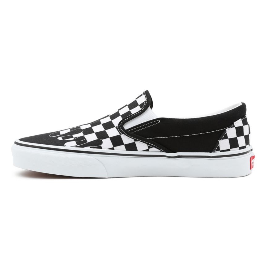 Vans Paint Drip Checkerboard Classic Slip-On Negras | VN341V1CS45