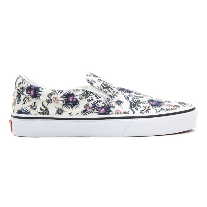 Vans Paradise Floral Classic Slip-On Blancas | VN064W5OQ04