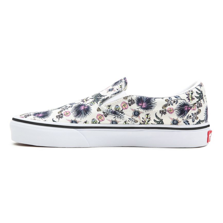 Vans Paradise Floral Classic Slip-On Blancas | VN064W5OQ04