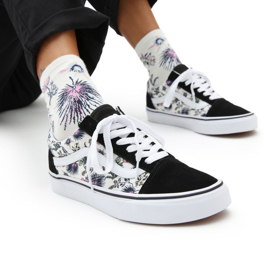 Vans Paradise Floral Old Skool Negras | VN763N4HH40