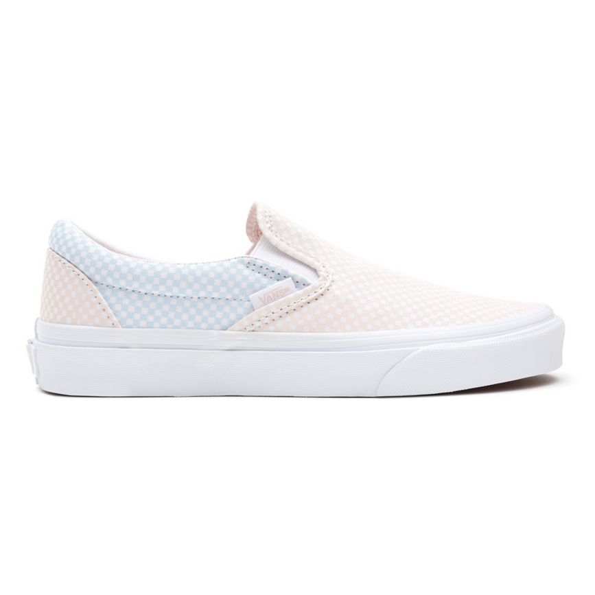 Vans Pastel Checkerboard Classic Slip-On Blancas | VN856G1OI65