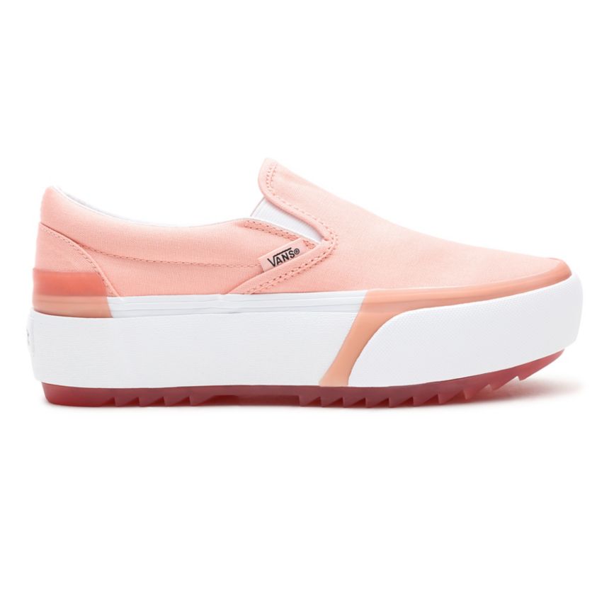 Vans Pastel Classic Slip-On Stacked Rosas | VN695D4CI22