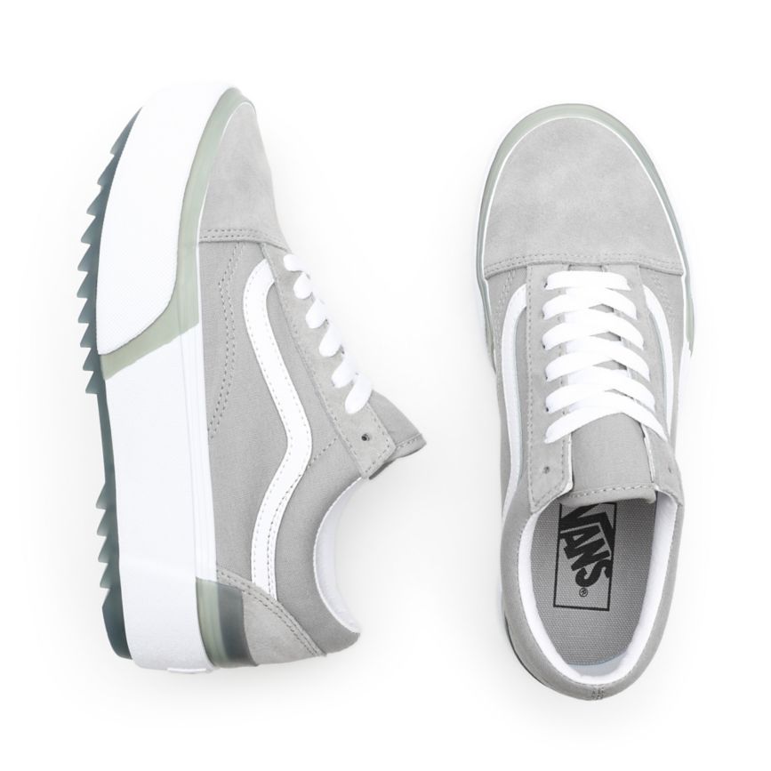 Vans Pastel Old Skool Stacked Gris Oscuro | VN599Q0NJ41