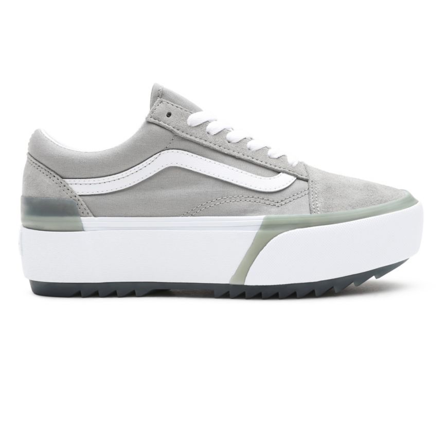 Vans Pastel Old Skool Stacked Gris Oscuro | VN599Q0NJ41