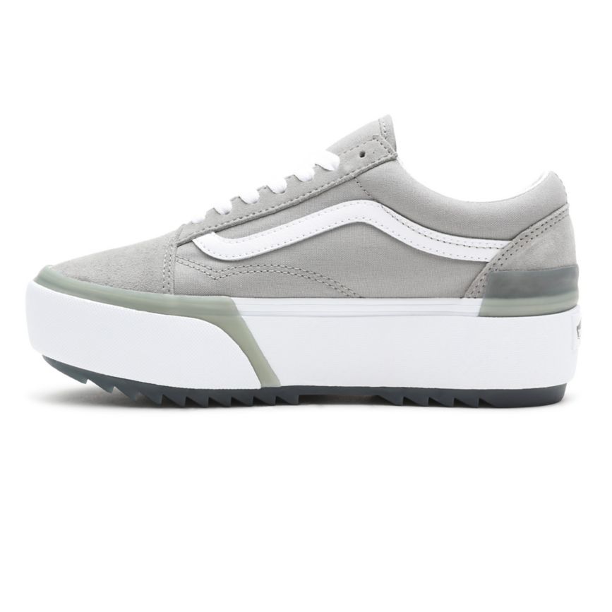 Vans Pastel Old Skool Stacked Gris Oscuro | VN599Q0NJ41