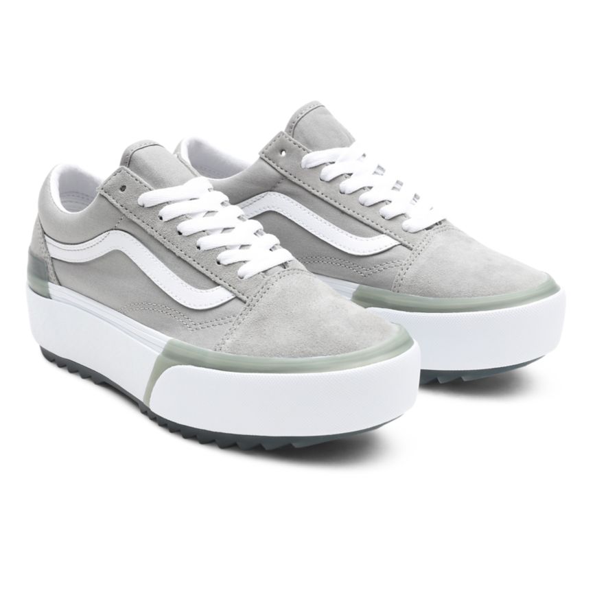 Vans Pastel Old Skool Stacked Gris Oscuro | VN599Q0NJ41