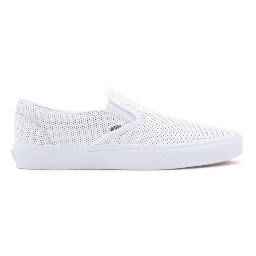 Vans Perf Cuero Classic Slip-On Blancas | VN953H9CS24