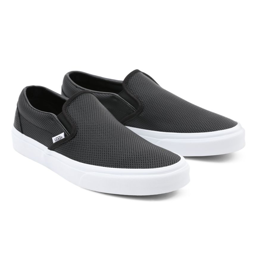 Vans Perf Cuero Classic Slip-On Negras | VN433P4OW60