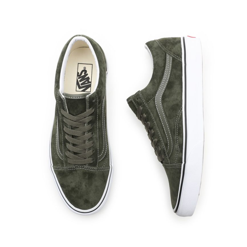 Vans Pig Gamuza Old Skool Verde Oliva | VN332B7HJ28
