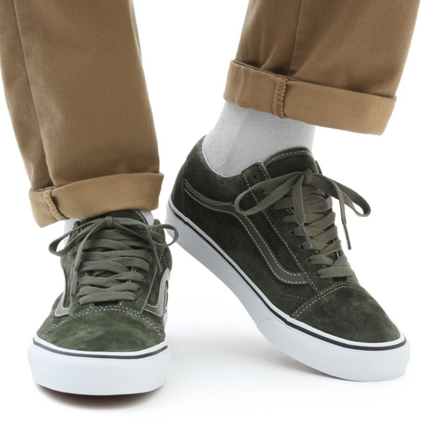 Vans Pig Gamuza Old Skool Verde Oliva | VN332B7HJ28