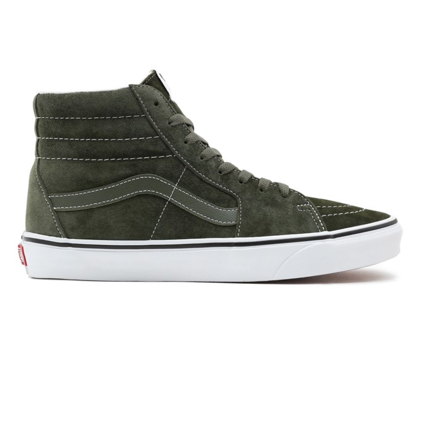 Vans Pig Gamuza SK8-Hi Verde Oliva | VN492Y8RG37