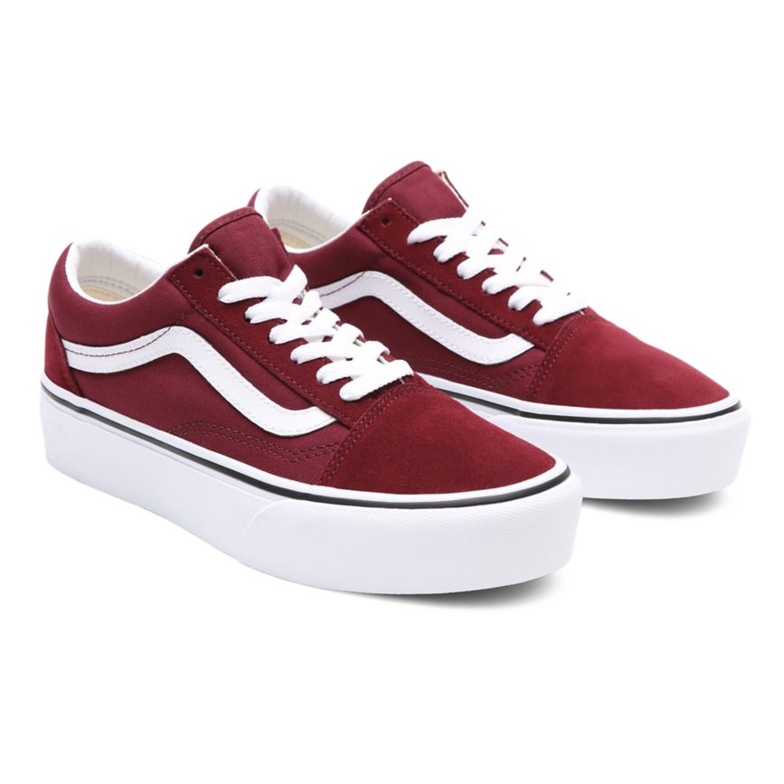 Vans Plataforma Old Skool Burdeos | VN590E0AV76