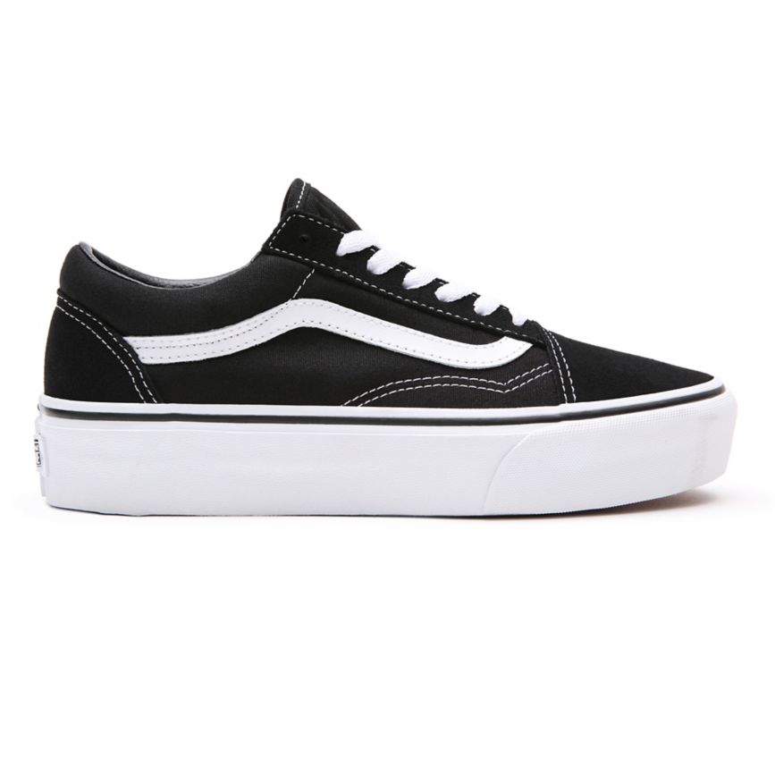 Vans Plataforma Old Skool Negras | VN318T9UN85