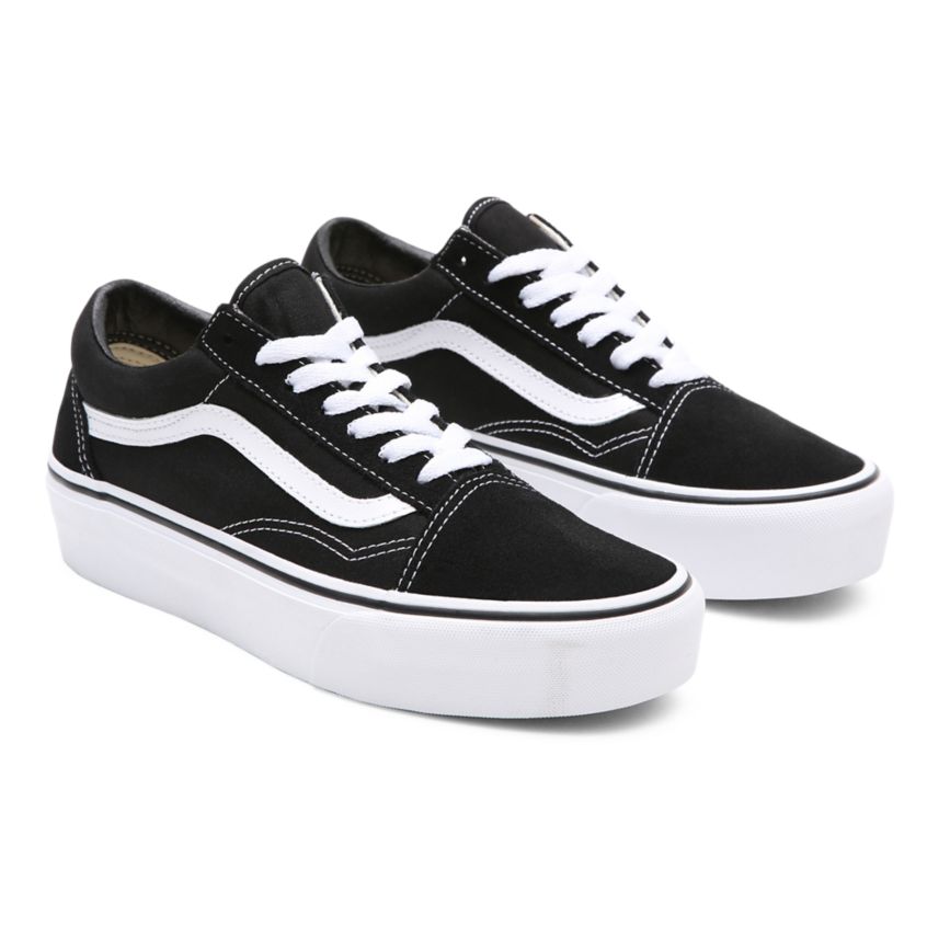 Vans Plataforma Old Skool Negras | VN318T9UN85