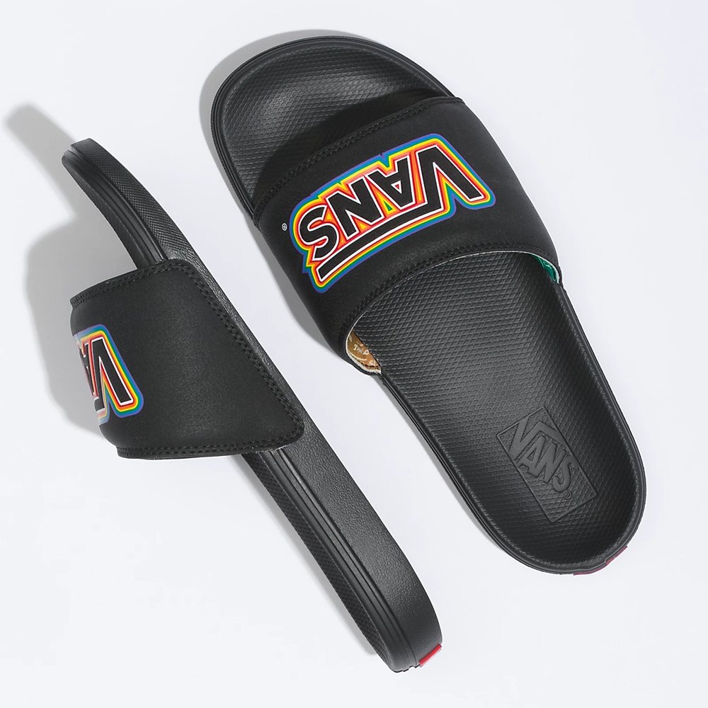 Vans Pride La Costa Chanclas-On Negras | VN197C5YW12