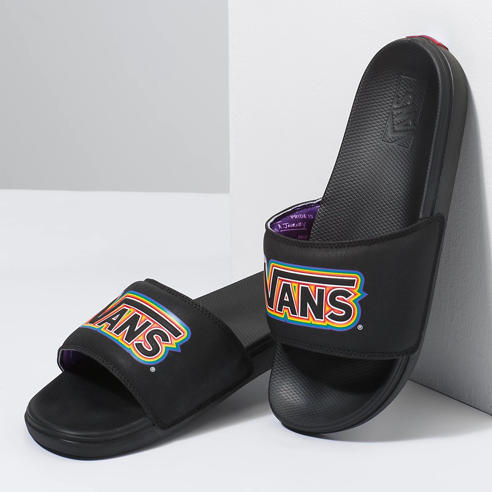 Vans Pride La Costa Chanclas-On Negras | VN197C5YW12