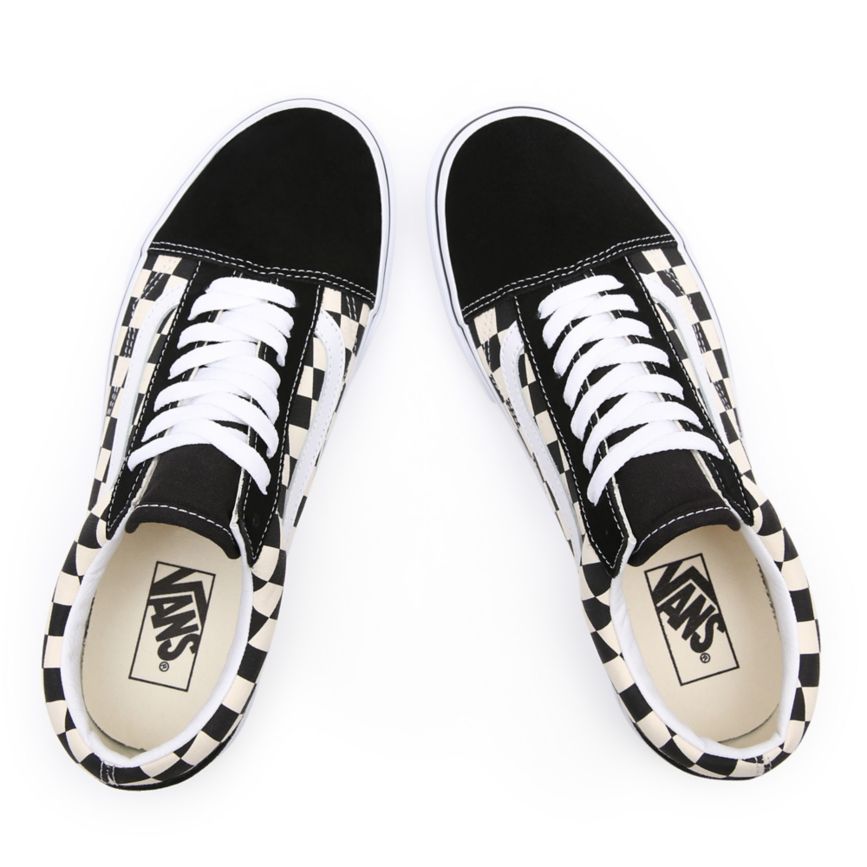 Vans Primary Check Old Skool Negras | VN146R8FQ22