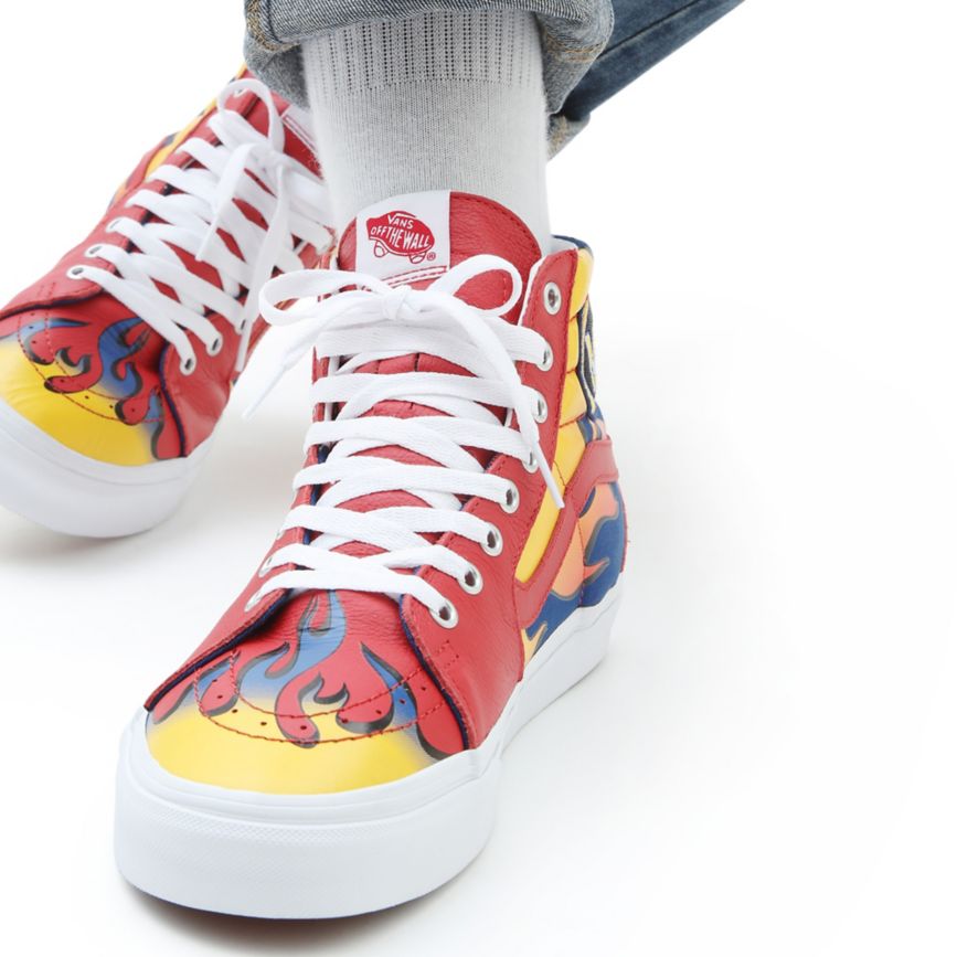 Vans Racer Sk8-Hi Rojas | VN007G0EF55