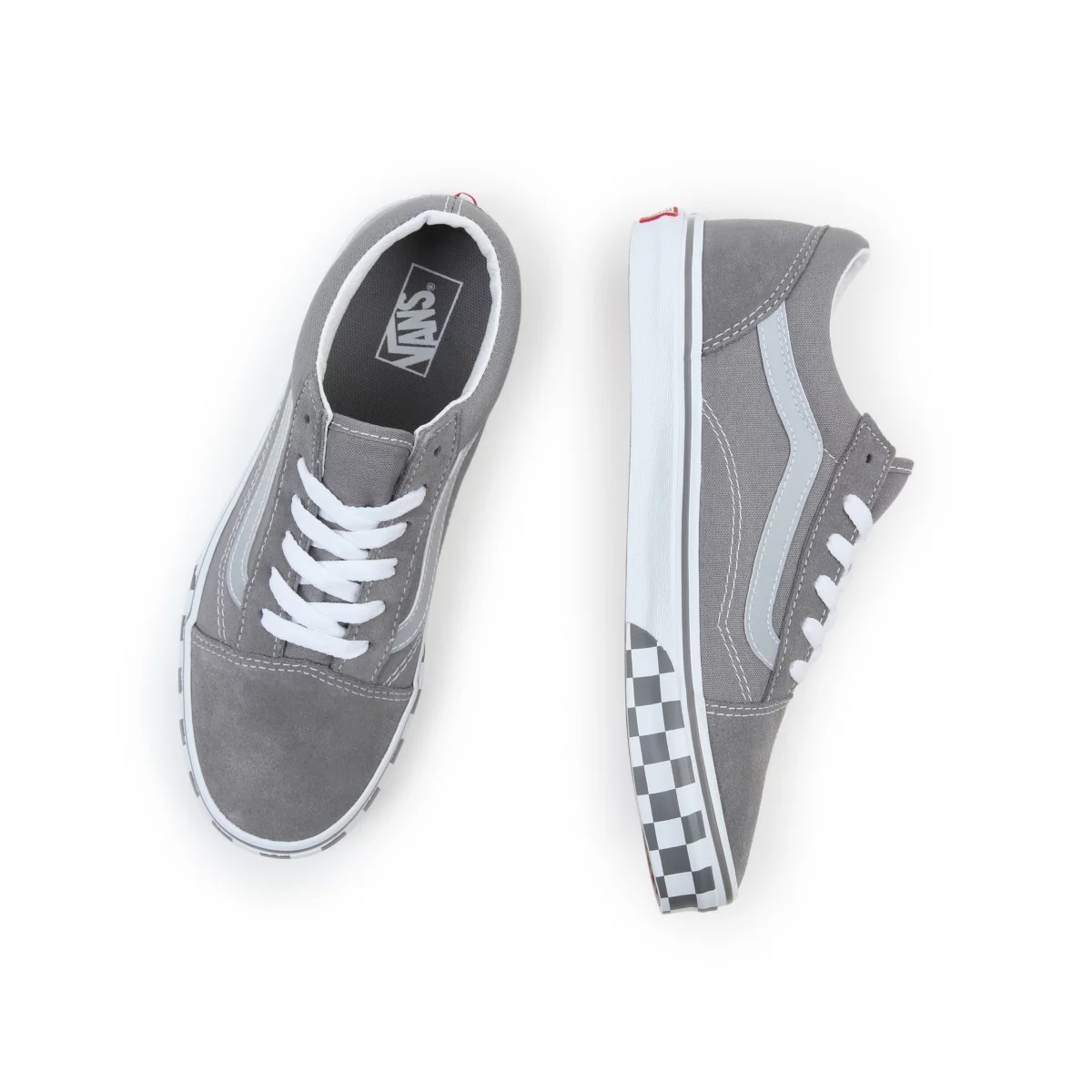 Vans Reflective Sidestripe Old Skool Gris | VN301E9NG23
