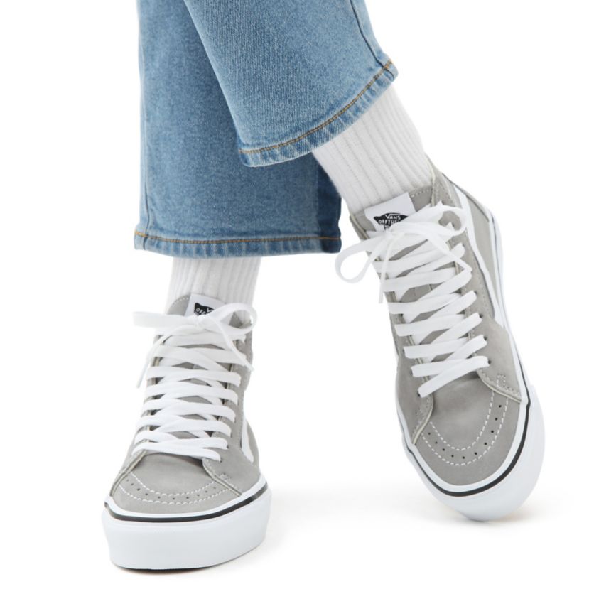 Vans SK8-Hi Tapered Gris Oscuro | VN137E7IS02