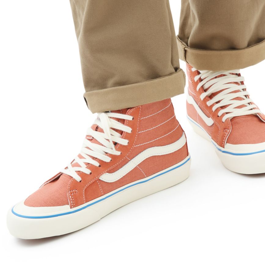 Vans Salt Wash SK8-Hi 138 Decon SF Rojas | VN037Z2HO93