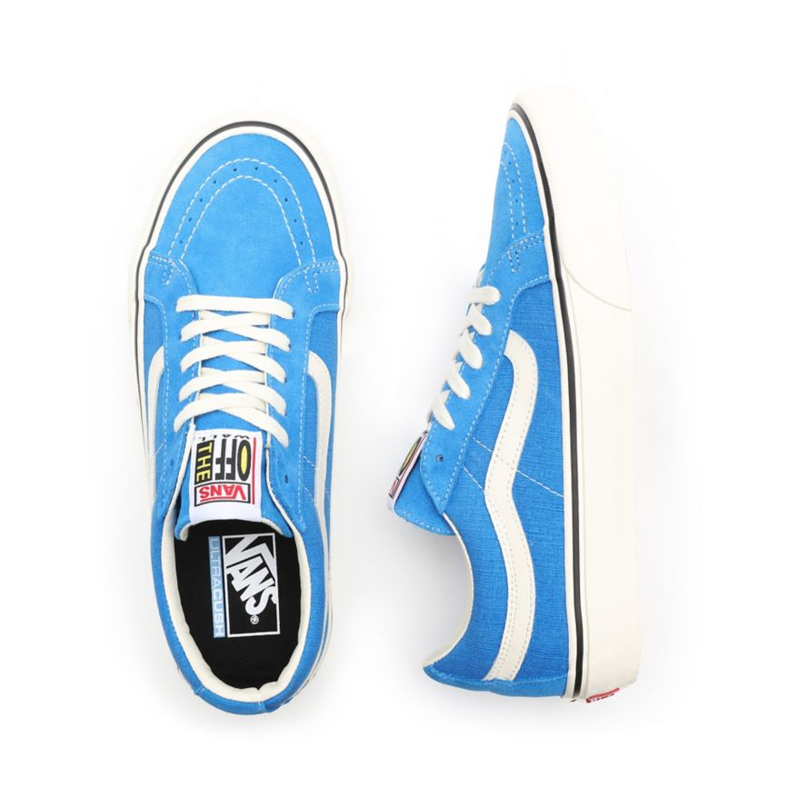 Vans Salt Wash Sk8-Low Reissue SF Azules | VN247Q1LM65